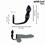 ADDICTED TOYS - PLUG ANALE CON ANELLO MODELLO 2 - immagine 4