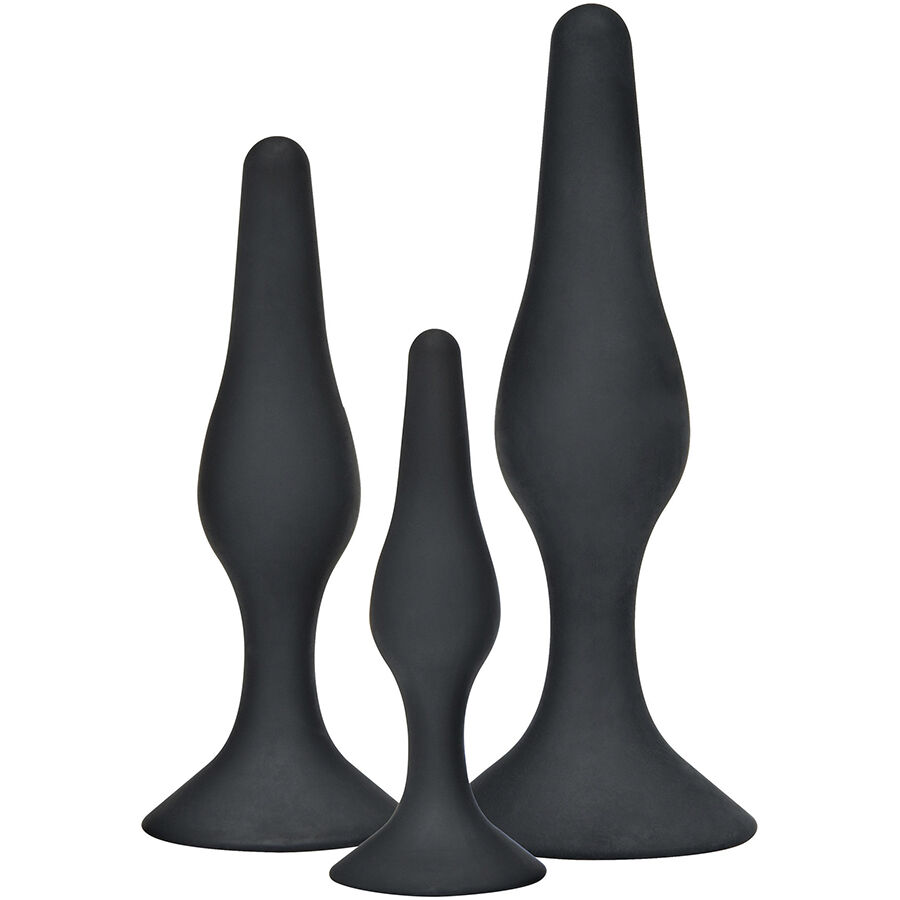 img_209452_e78d02f0a21e6fd9844f40f55c900ec5_1.jpg TOYJOY - ANAL PLAY CURVY COMPANIONS PLUG ANALE 3 PEZZI NERO - immagine 1
