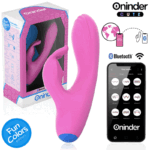 ONINDER CUTE - VIBRATORE CONIGLIETTO D'AMORE PER PUNTO G E CLITORIDE - APP GRATUITA IN TUTTO IL MONDO - immagine 2