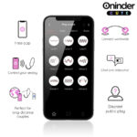 ONINDER CUTE - UOVO IN SILICONE VIBRANTE-ROTANTE A 360? PER AMARE IL PIACERE - APP GLOBALE GRATUITA - immagine 5