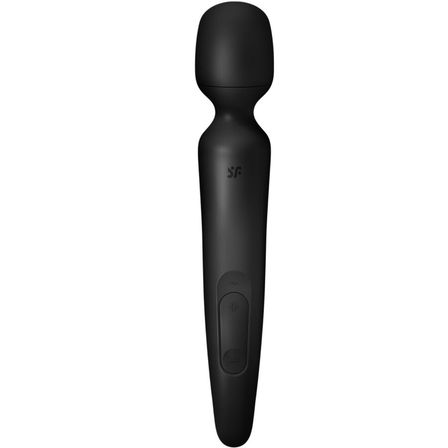 img_210282_6bcf942cc5271911f11ead417262f803_1.jpg SATISFYER - WAND ERLAND MASSAGGIATORE VIBRANTE NERO - immagine 1