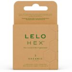 LELO - PRESERVATIVI ORGANICI HEX CONFEZIONE DA 3 UNIT?