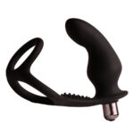 ROCKS-OFF - RO-ZEN RRO PLUG ANALE CON ANELLO VIBRANTE PER IL PENE NERO