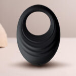 ROCKS-OFF - ANELLO VIBRANTE PER PENE SPIRE NERO - immagine 2