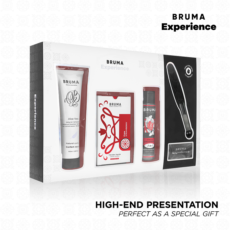 img_211212_3de6bd8fb47b5952ef5bdda1f5175aa7_1.png BRUMA XPERIENCE - KIT TENTAZIONE VIBRO-ORGASMICA DOLCE FRAGOLA - immagine 1