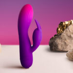 ROCKS-OFF - VIBRATORE CONIGLIO VIOLA GLO-GIRL - immagine 3