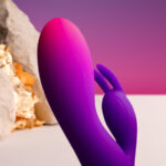 ROCKS-OFF - VIBRATORE CONIGLIO VIOLA GLO-GIRL - immagine 2