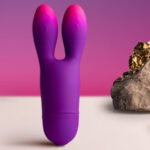 ROCKS-OFF - VIBRATORE FLESSIBILE GLO-GIRL BUNNY VIOLA - immagine 2