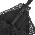 SUBBLIME - ORSACCHIOTTO CON DETTAGLI IN PIZZO FLOREALE NERO S/M - immagine 15