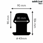 ADDICTED TOYS - EXTREME HOLLOW ANAL PLUG TAGLIA L 10,4 CM - immagine 4