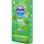 SKINS - PRESERVATIVI PREMIUM ALLA MENTA CONFEZIONE DA 8 - immagine 2