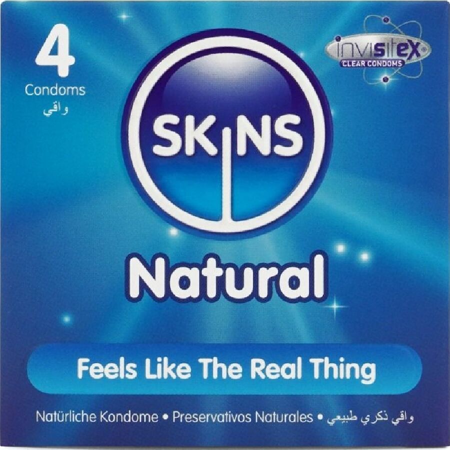 img_213474_8bd22af5fc9933db91bb98dfc09826d9_1.jpg SKINS - PRESERVATIVI NATURALI PREMIUM CONFEZIONE DA 4 - immagine 1
