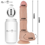 MR INTENSE - BALDWIN REALISTICO MULTIFUNZIONALE CON VIBRAZIONE, SU E GI? TELECOMANDO, 22 CM - OPPURE - 4 CM - immagine 2