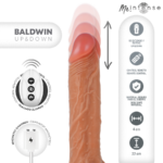 MR INTENSE - BALDWIN REALISTICO MULTIFUNZIONALE CON VIBRAZIONE, SU E GI? TELECOMANDO, 22 CM - OPPURE - 4 CM - immagine 3