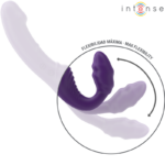 INTENSE - JILL DOPPIO VIBRATORE 20 CM VIOLA TELECOMANDO - immagine 6