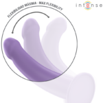 INTENSE - VIBRATORE EDDIE 17,5 CM 10 VIBRAZIONI VIOLA TELECOMANDO - immagine 5