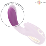 INTENSE - LALI VIBRATORE MULTIFUNZIONE PUNTO G TAPPING & THRUST & VIBRATION VIOLA - immagine 4