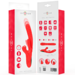 INTENSE - KAROL VIBRATORE MULTIFUNZIONE SPINTA E STIMOLAZIONE E ONDE STIMOLANTI ROSSO - immagine 8