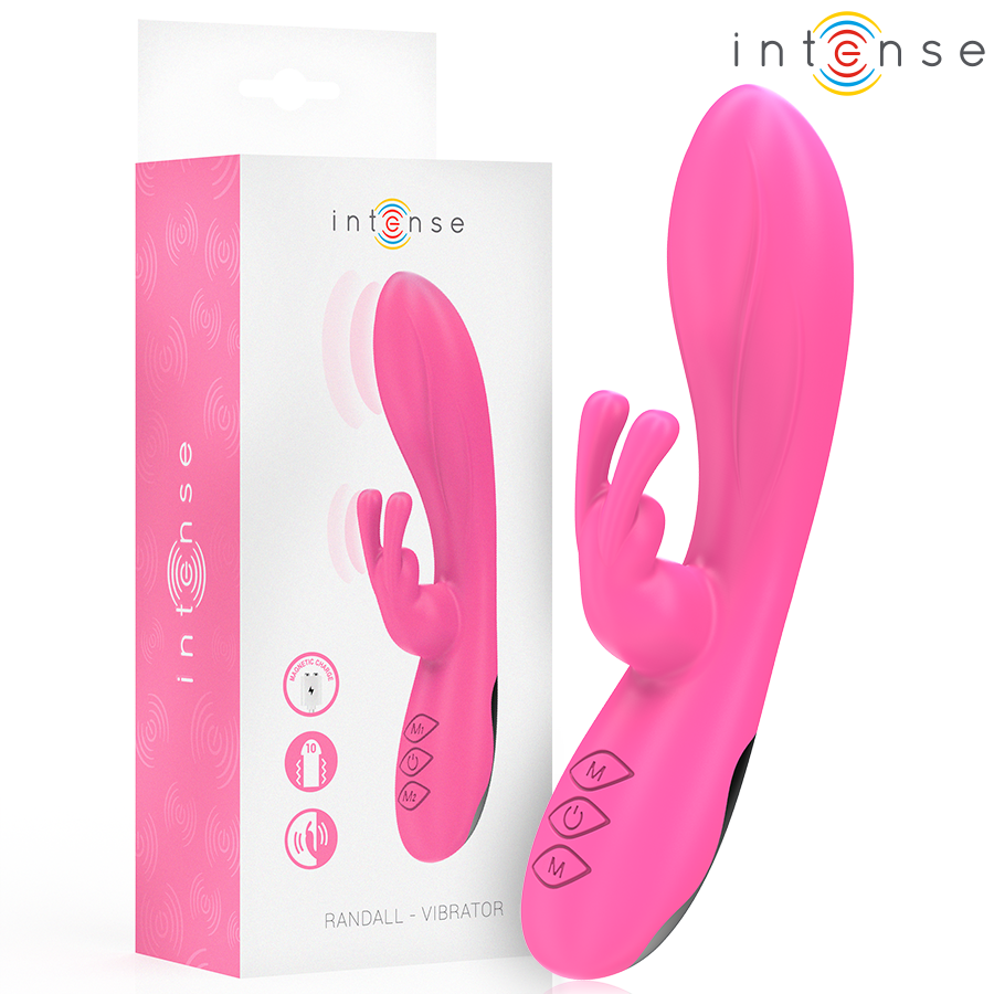 img_214043_25e2cbae59e0999289c572ab7cb4948f_1.png INTENSE - VIBRATORE RANDALL RABBIT 10 VIBRAZIONI ROSA - immagine 1