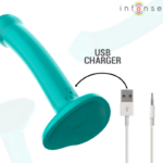 INTENSE - KATIE VIBRATORE CON VENTOSA 10 VIBRAZIONI TELECOMANDO BLU - immagine 7