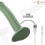 INTENSE - VIBRATORE BECCA CON VENTOSA 10 VIBRAZIONI TELECOMANDO VERDE - immagine 7