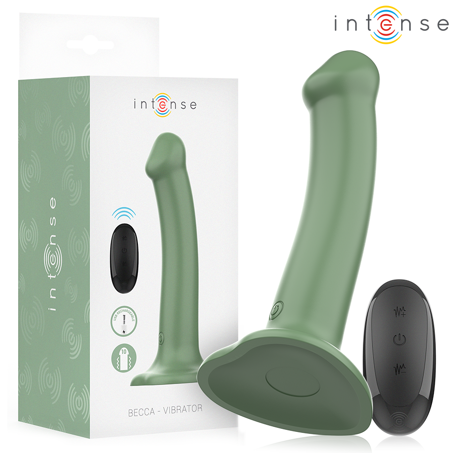 img_214060_1e9842d74b4251a819a2e90e89a8bcde_1.png INTENSE - VIBRATORE BECCA CON VENTOSA 10 VIBRAZIONI TELECOMANDO VERDE - immagine 1