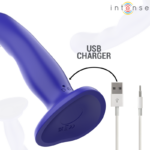 INTENSE - VIBRATORE SHORTY CON VENTOSA TELECOMANDO BLU - immagine 7