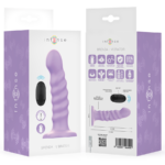 INTENSE - BRENDA VIBRATORE TAGLIA M DESIGN A SPIRALE 10 VIBRAZIONI TELECOMANDO VIOLA - immagine 8