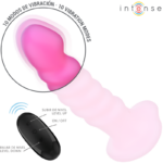 INTENSE - VIBRATORE CINDY TAGLIA L DESIGN A SPIRALE 10 VIBRAZIONI ROSA TELECOMANDO - immagine 4