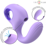 INTENSE - VIBRATORE E STIMOLATORE BAXTER VIOLA - immagine 2