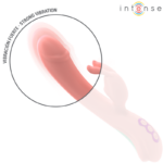 INTENSE - RACHEL RABBIT VIBRATOR 5 VIBRAZIONI ROSA - immagine 6