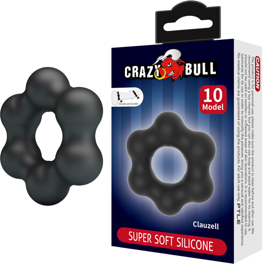 img_215087_d1fd2ca92e4b0b5623b787752e9ec16c_1.jpg CRAZY BULL - ANELLO IN SILICONE CLAUZELL MODELLO 10 - immagine 1