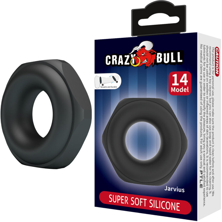 img_215154_acbddb947755d91de3b57c582c4684f6_1.jpg CRAZY BULL - ANELLO IN SILICONE JARVIUS MODELLO 14 - immagine 1