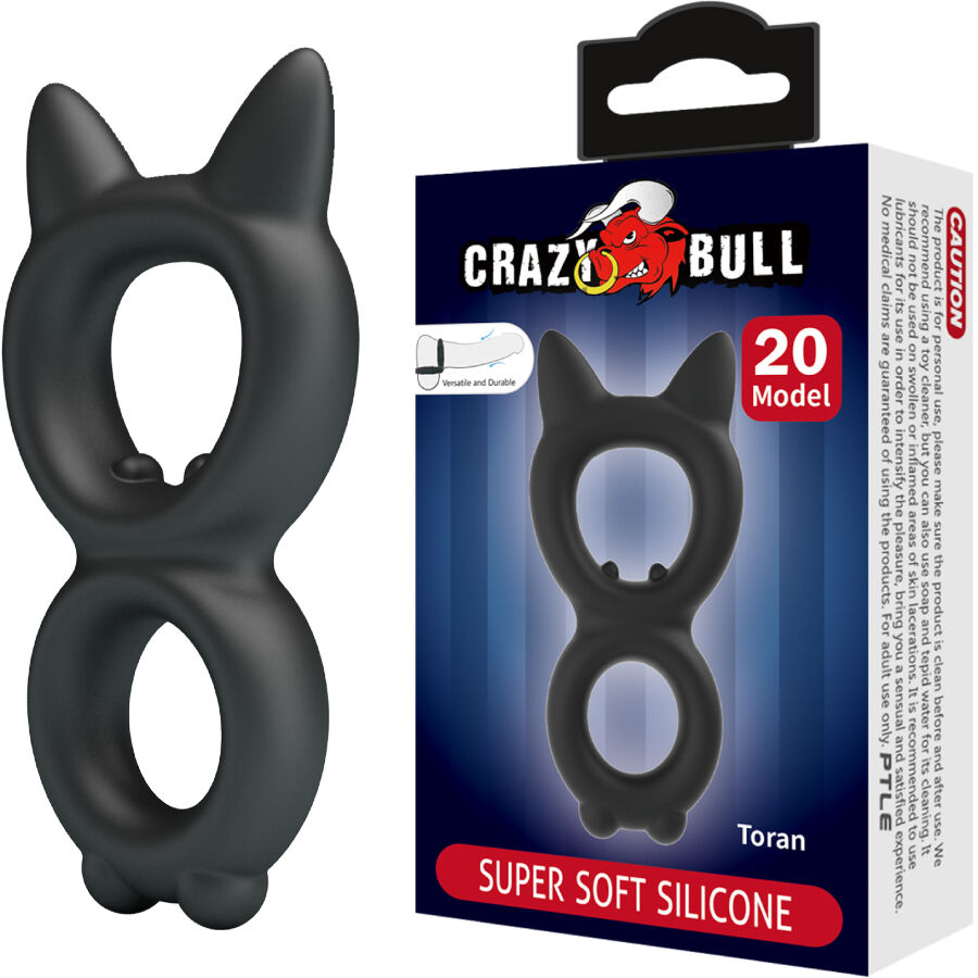img_215210_655dad30b53927f788cd815a597ec240_1.jpg CRAZY BULL - TORAN DOPPIO ANELLO IN SILICONE MODELLO 20 - immagine 1