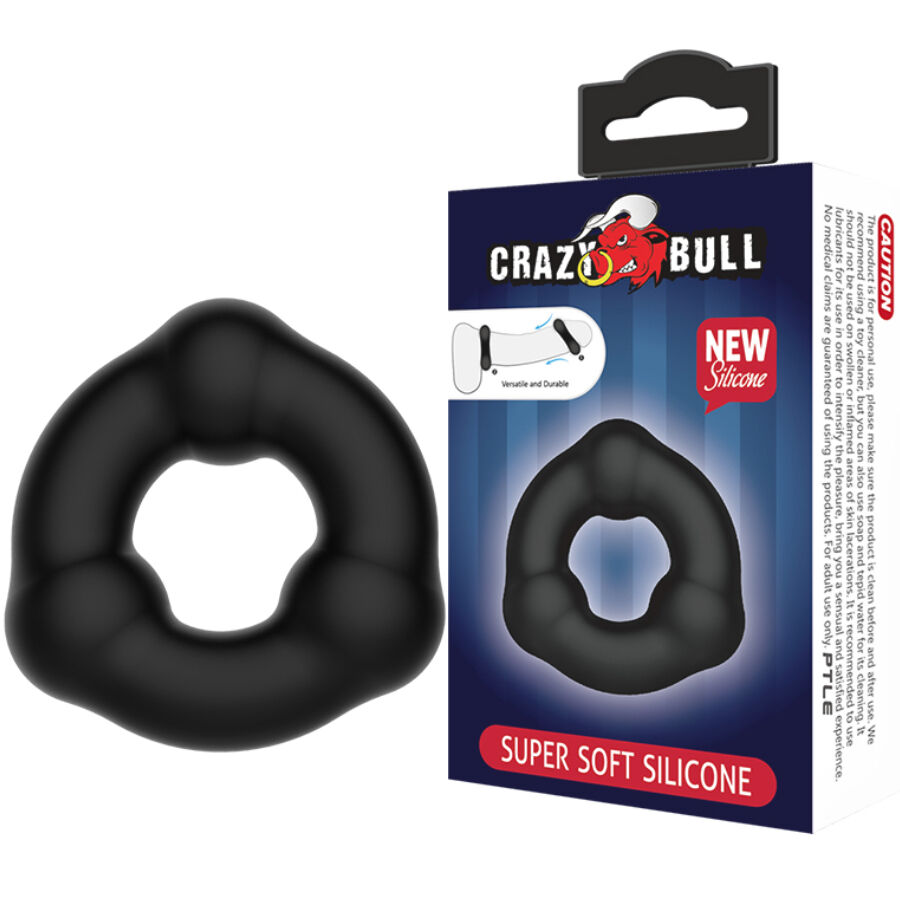 img_215447_24aace03927a7a0ef265e33c81c918bf_1.jpg CRAZY BULL - ANELLO IN SILICONE SUPER MORBIDO CON NODULI - immagine 1