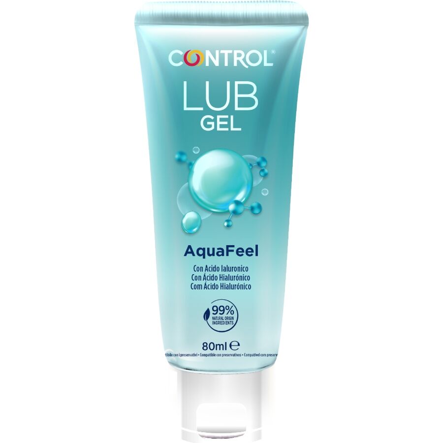 img_215668_673e24a878821214d36f9aea994a4133_1.jpg CONTROL - LUBRIFICANTE AQUAFEEL CON ACIDO IALURONICO 80 ML - immagine 1