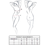 PASSION - RESILQUE REGGISENO + PERIZOMA ROSSO POMODORO S/M - immagine 4