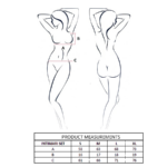 PASSION - INTIMARI REGGISENO + SLIP NERO L/XL - immagine 4