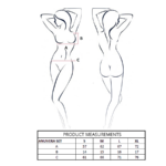 PASSION - ANUVERA REGGISENO + PERIZOMA NERO S/M - immagine 4