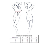 PASSION - BELISSANA REGGISENO + PERIZOMA NERO L/XL - immagine 4