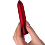ROCKS-OFF - PROIETTILE VIBRANTE RICARICABILE ROSSO PAPAVERO - immagine 4