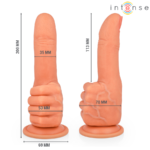 INTENSE - BENDER STIMOLATORE PUNTO G FLESSIBILE MANO 11,3 CM - immagine 2