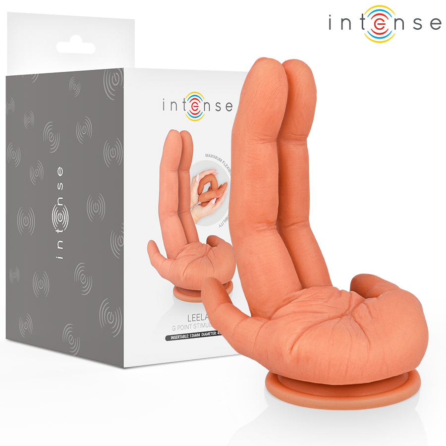 img_216364_8e5f8b0703d39423e737b6112778ee1c_1.png INTENSE - LEELA STIMOLATORE PUNTO G FLESSIBILE MANO 12,6 CM - immagine 1