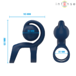 INTENSE - ANELLO FALLICO TYSON CON PALLA VIBRANTE ? 3,2 CM - immagine 6