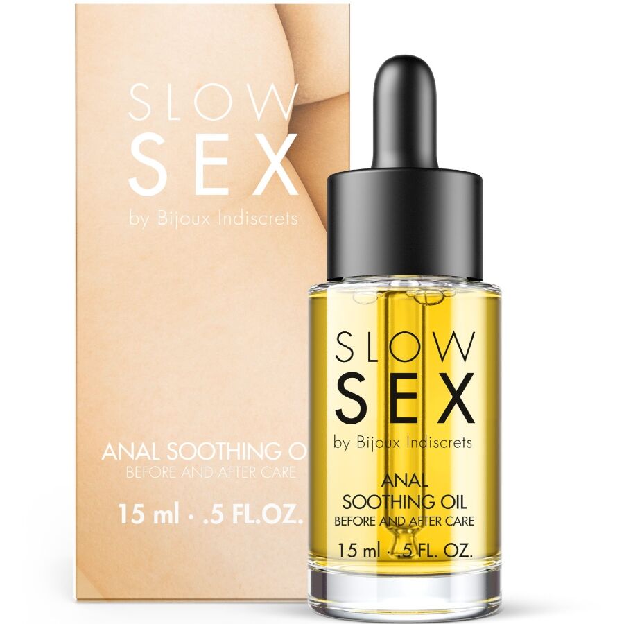 img_217060_2fe0e21d5817d6276006f4e48a33f620_1.jpg BIJOUX INDISCRETS - OLIO ANALE LENITIVO SLOW SEX 15 ML - immagine 1