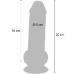 GET REAL - PENE REALISTICO DELUXE CON TESTICOLI EXTRA SPESSI 20 CM - immagine 4