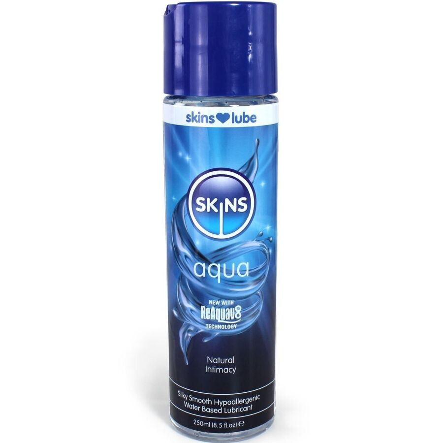 img_217160_442c7bfa04814b08b889951f0ba9146f_1.jpg SKINS - AQUA LUBRIFICANTE A BASE D'ACQUA 250 ML - immagine 1
