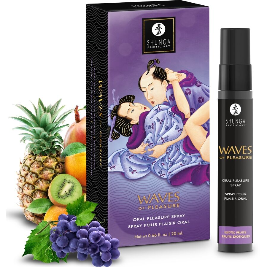 img_217197_d6dd97ef4586f97922c08e6c12d1e41a_1.jpg SHUNGA - WAVES PLEASURE SPRAY ORALE SEDUCENTE FRUTTI ESOTICI 20 ML - immagine 1