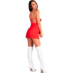 LIVCO CORSETTI FASHION - SANTAS CANDY LC 90722 CAMISA + TANGA NAVIDE?O S/M - immagine 2