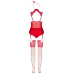 LIVCO CORSETTI FASHION - LIMPID SNOWFLAKES LC 90604 BODY + MEDIAS + DIADEMA NAVIDE?A S/M - immagine 4